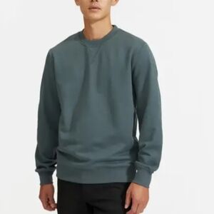 Everlane Uniform French Terry Crewneck Sweatshirt Sage Green Men's Small